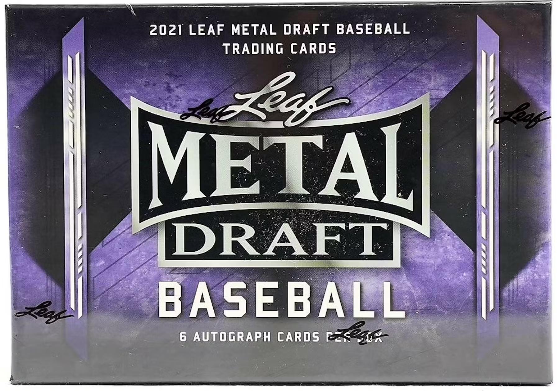 2021 Leaf Metal Draft Baseball Hobby Box - Todaro