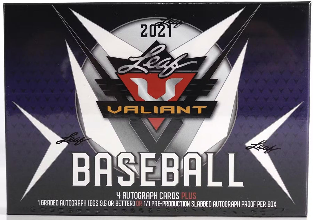 2021 Leaf Valiant Baseball Hobby Box - Todaro