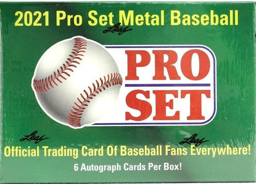 2021 Pro Set Metal Baseball Hobby Box - Todaro
