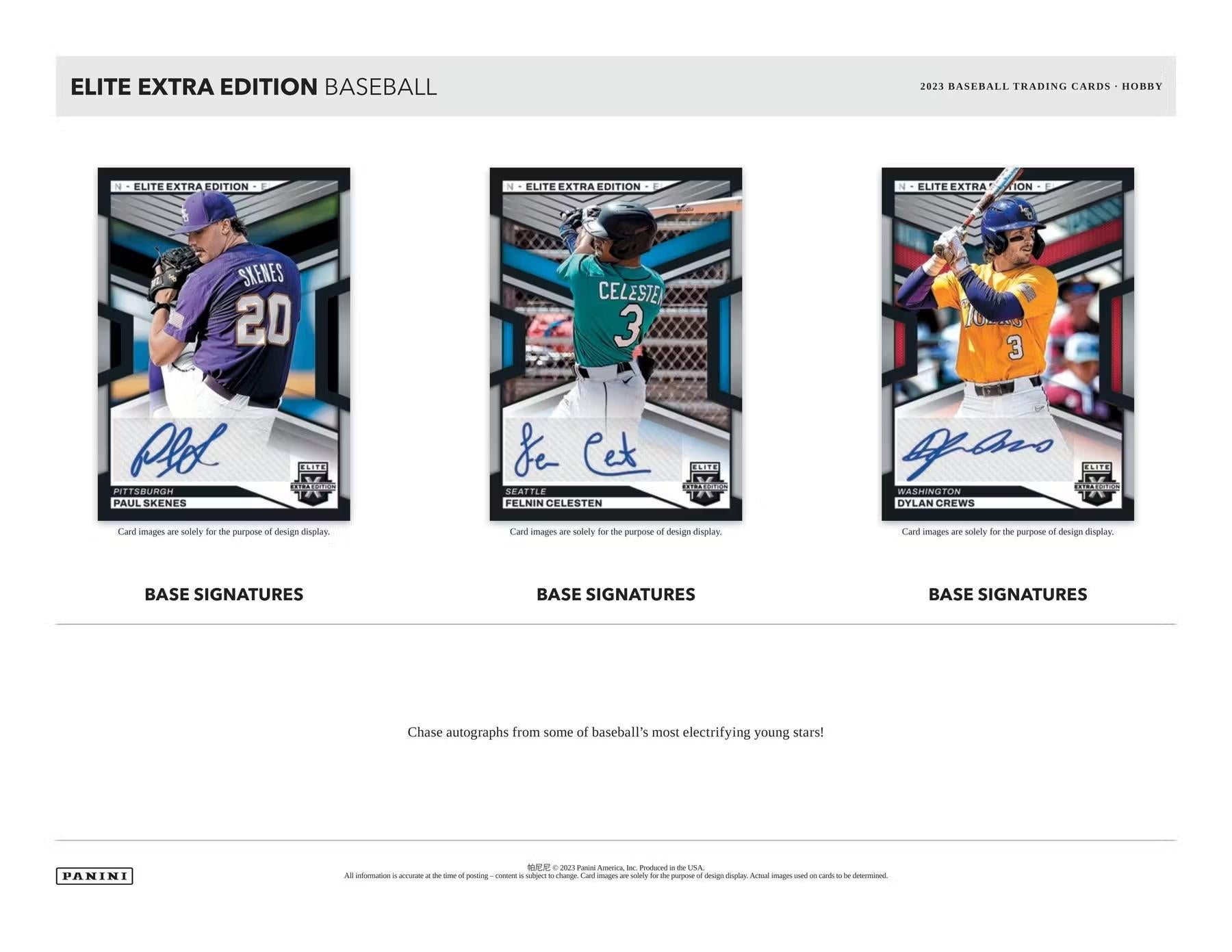 2023 Panini Elite Extra Edition Baseball Hobby Box - Todaro