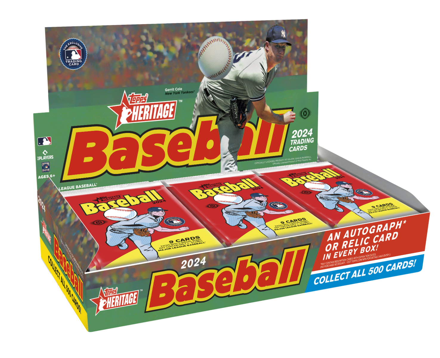 2024 Topps Heritage Baseball Hobby Box - Todaro