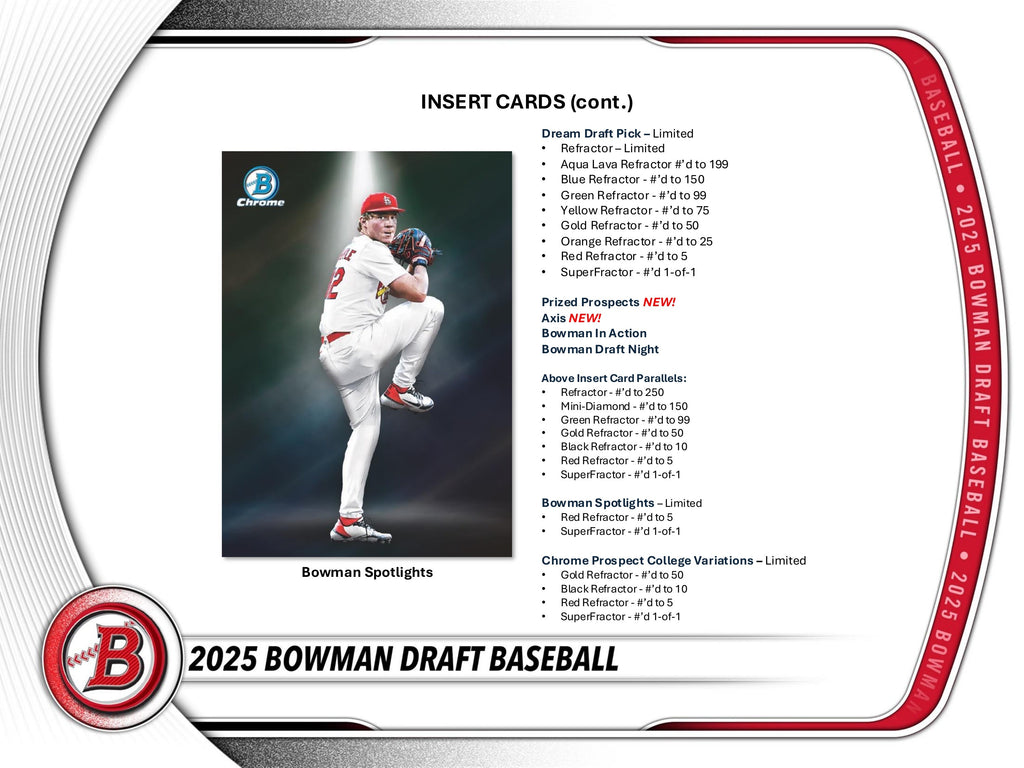 2025 Bowman Draft Baseball Super Jumbo Box - Todaro