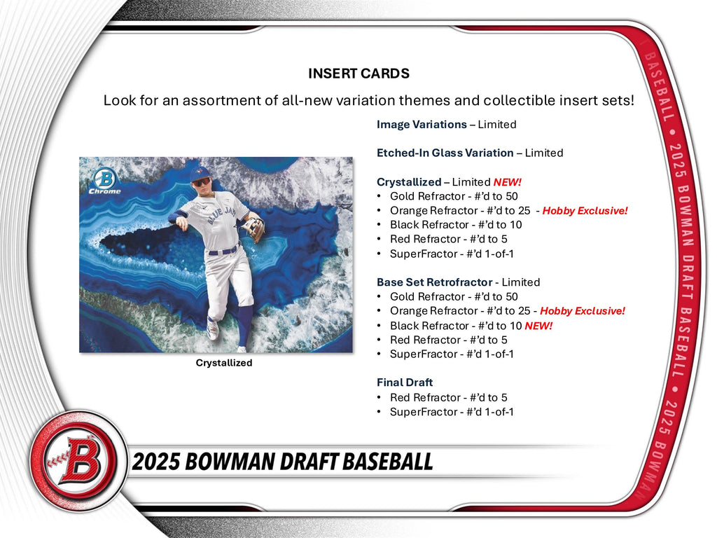 2025 Bowman Draft Baseball Hobby Jumbo Box - Todaro