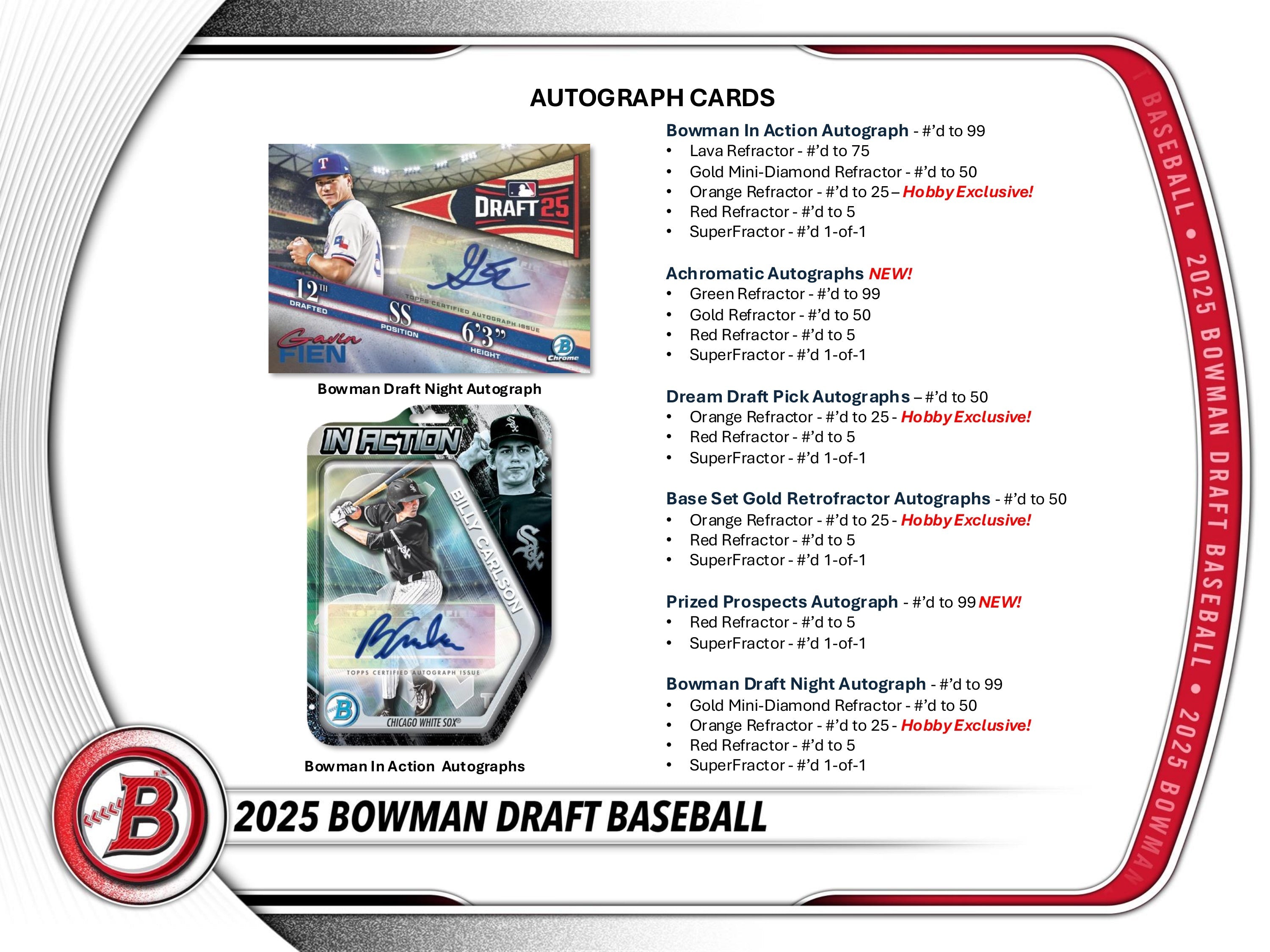 2025 Bowman Draft Baseball Hobby Jumbo Box - Todaro