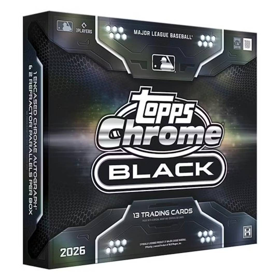 2026 Topps Chrome Black Baseball Hobby Box - Todaro