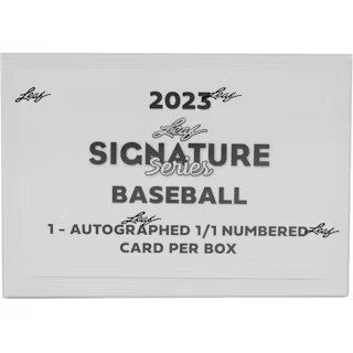 2023 Leaf Signature Series Baseball Hobby Box - Todaro