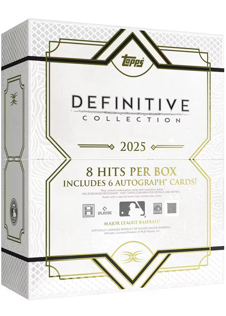 2025 Topps Definitive Baseball Hobby Box - Todaro