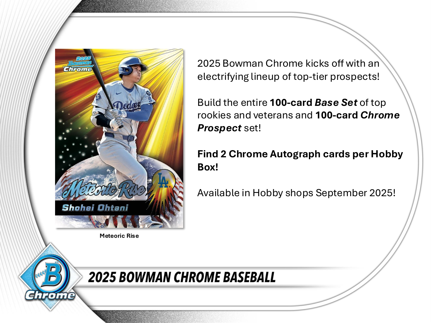 2025 Bowman Chrome Baseball Hobby Box - Todaro