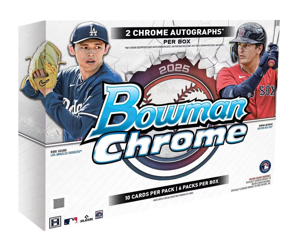 2025 Bowman Chrome Baseball Hobby Box - Todaro